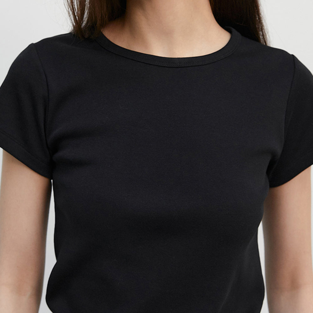 SUAMAR Ron Essential Round T (Black)
