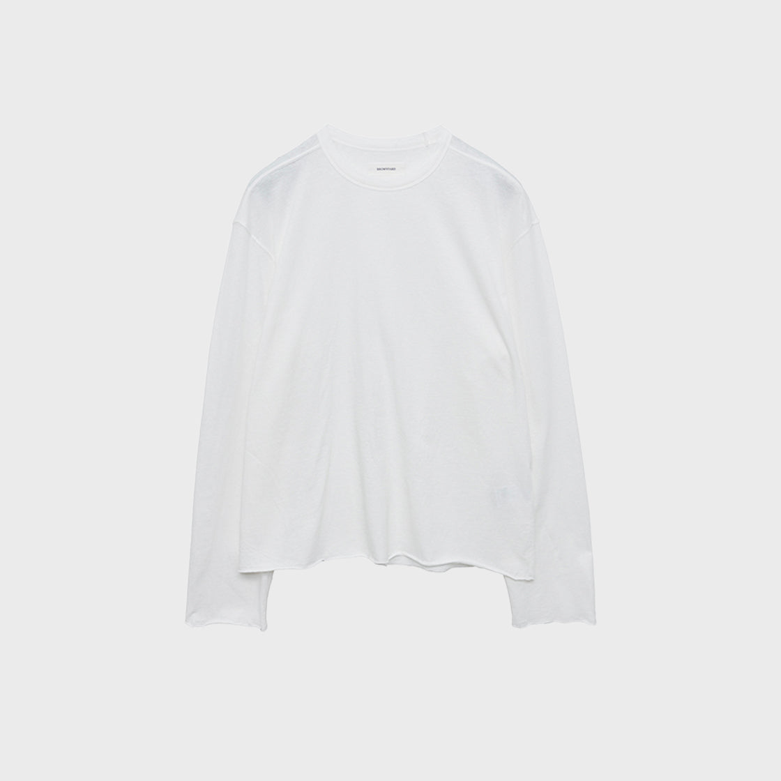 BROWNYARD W Cut Off Long Sleeve, Ivory