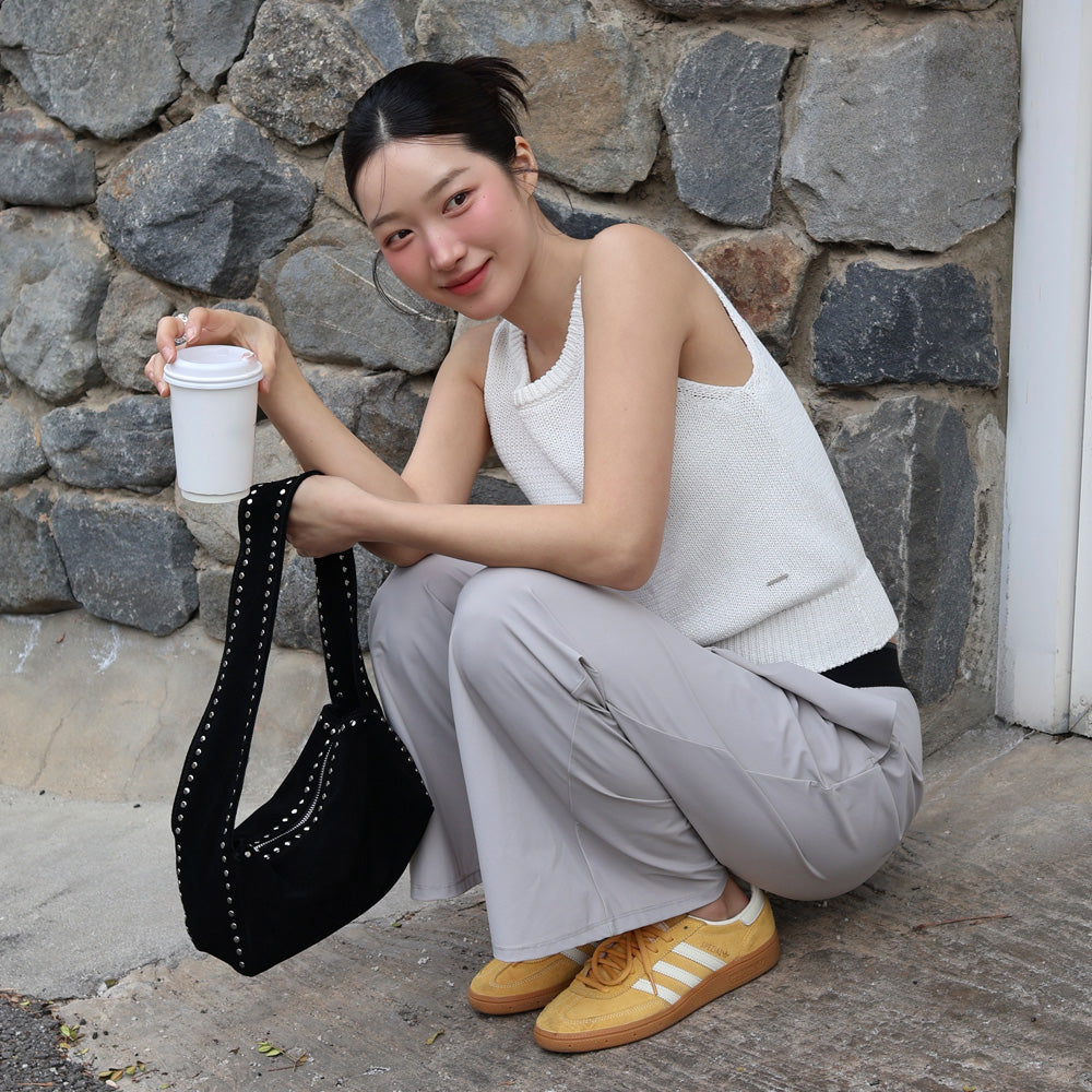 FRONT2LINE [New New PICK] [Lee Chung-ah wearing] Lua sleeveless knit cover-up