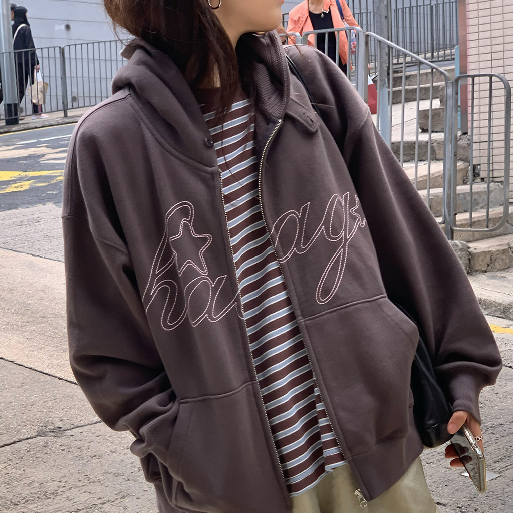 HAAG a maxi t-sh (brown)