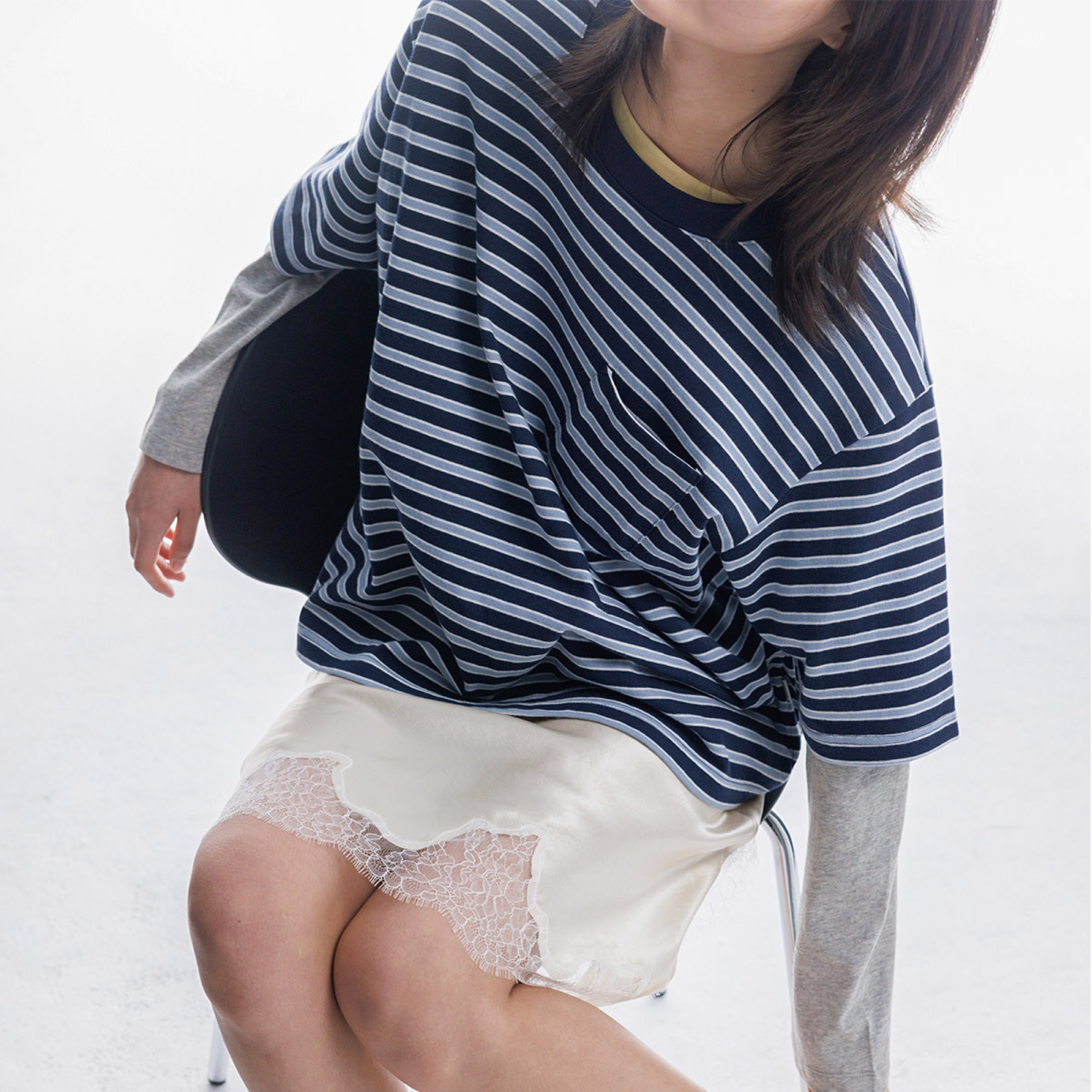 HAAG a maxi t-sh (navy)