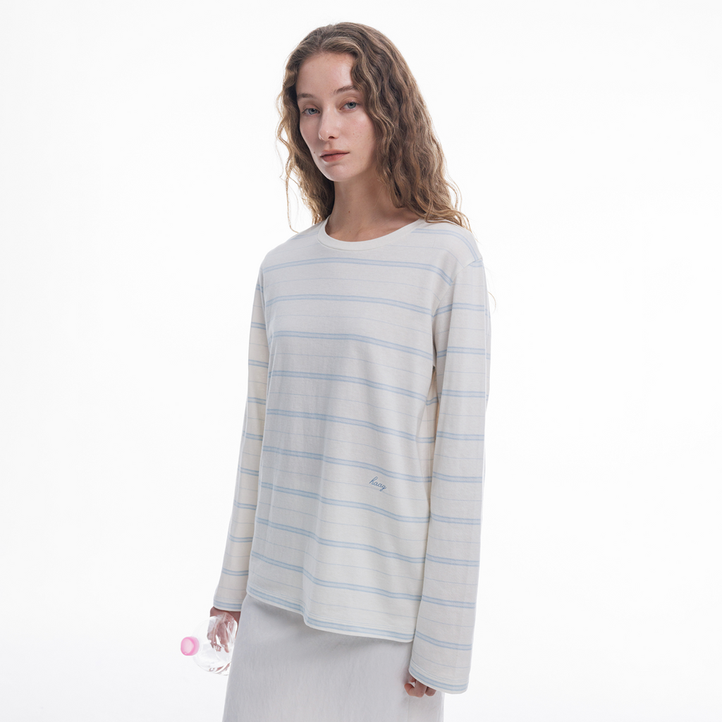 HAAG a soft t-sh (blue stripe)