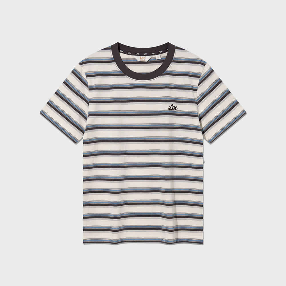Lee Women's Multi-Stripe T-Shirt Brown