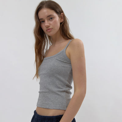 mochi rib cami (melange)