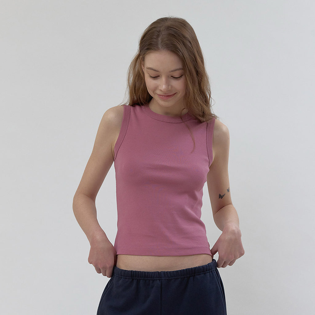 hetherment jen cotton sleeveless (mauve pink)