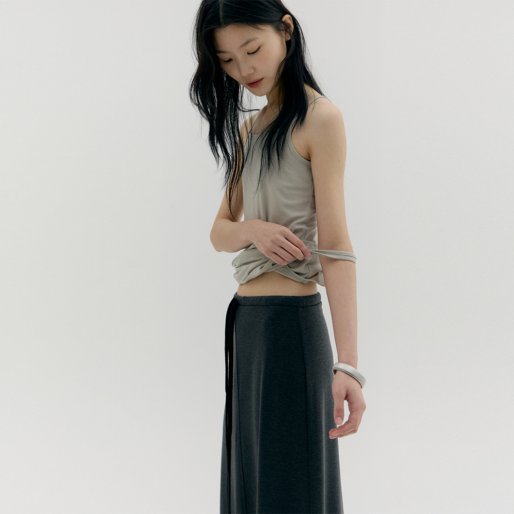 CACELE [2rd REORDER] 3 WAY LAYERED SLEEVELESS, LIGHT GRAY