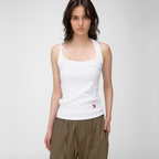 LOADINGROOM DEVIL HALTER TANK [WHITE]