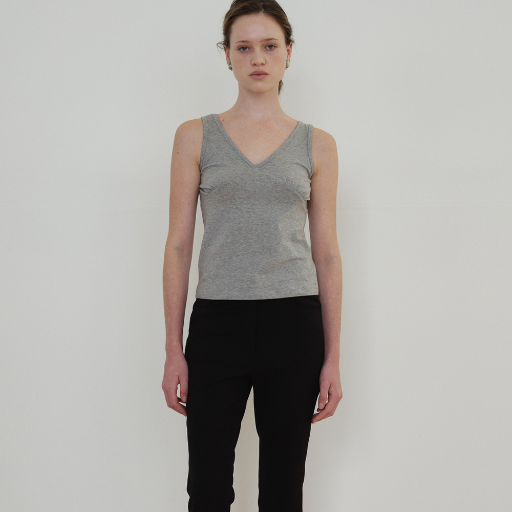 ARTTO [2nd] V-Neck Sleeveless_Gray