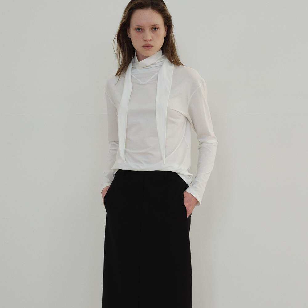 ARTTO Tie T-Shirt_Ivory