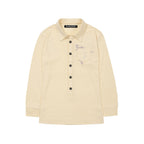 WELLBEING EXPRESS Button up 3/4 Sleeve Ivory