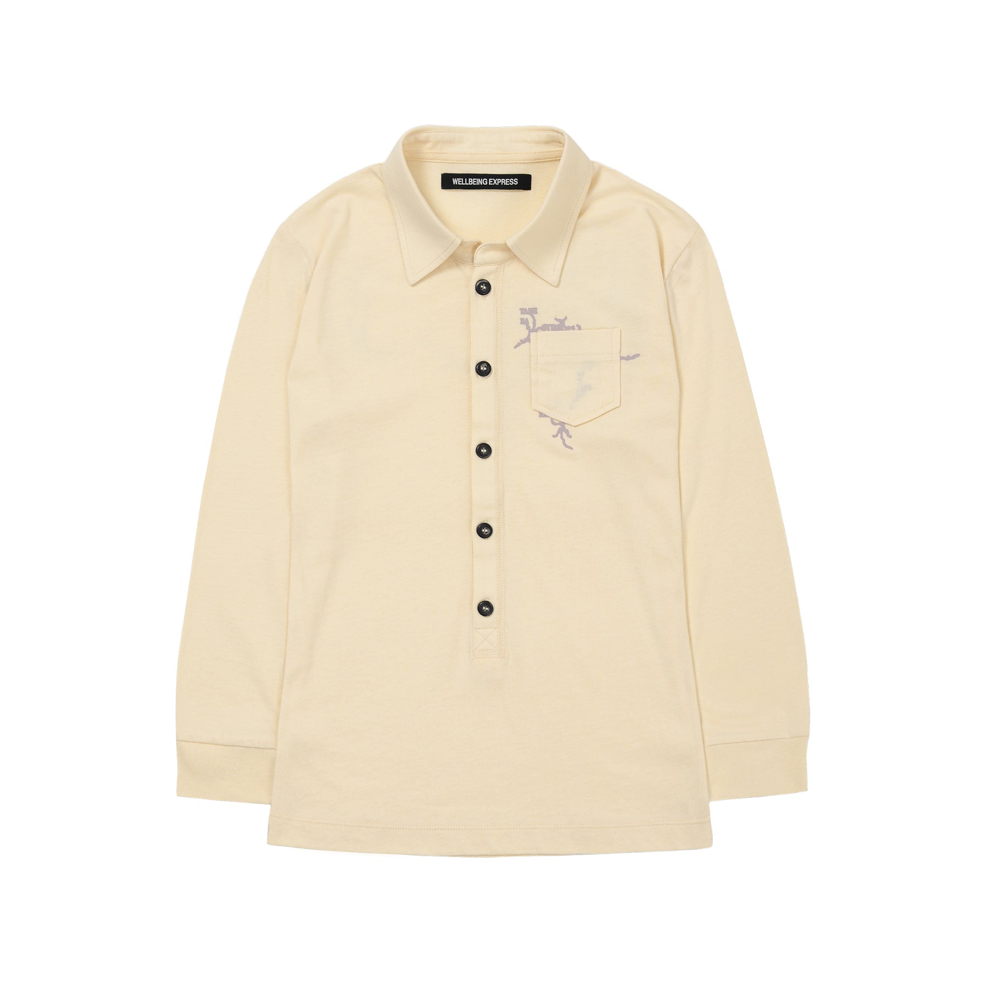 WELLBEING EXPRESS Button up 3/4 Sleeve Ivory