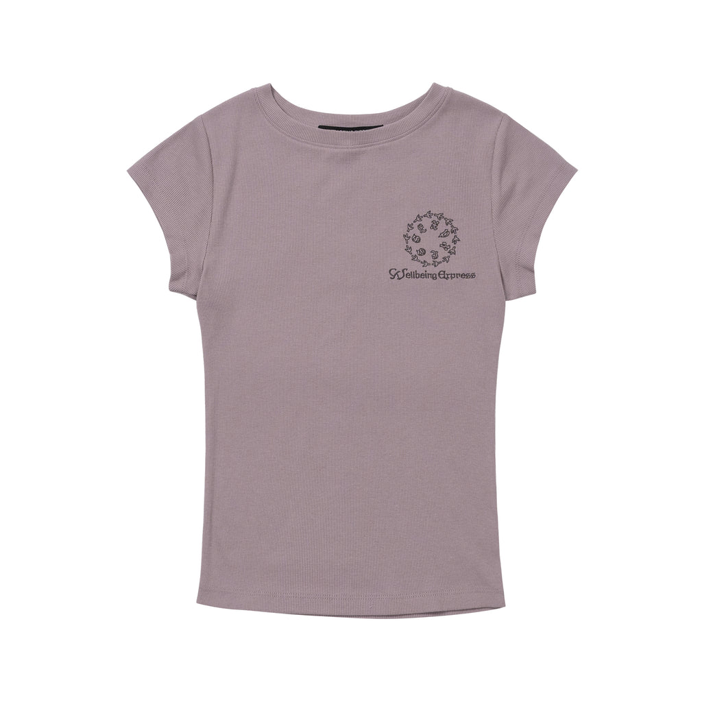 WELLBEING EXPRESS PEACE Pigeon Tee Lilac