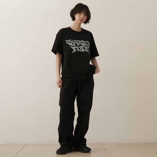 CONCEPTIDE 3D Metal Graphic T-Shirt_Black