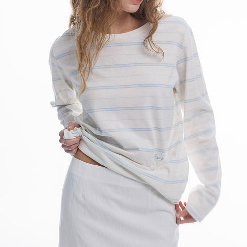 HAAG a soft t-sh (blue stripe)