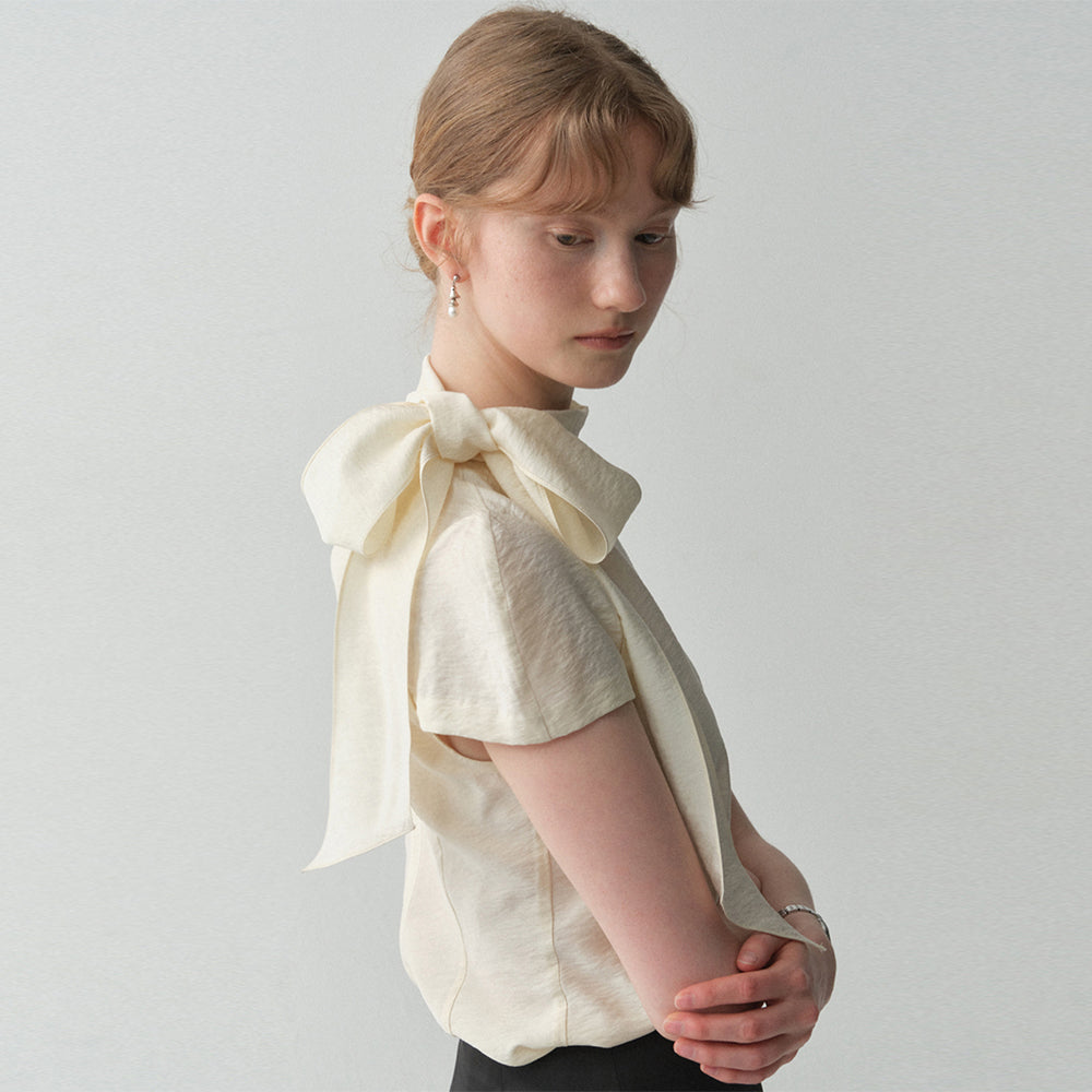 flowoom Dandelion Tie Blouse_3Color