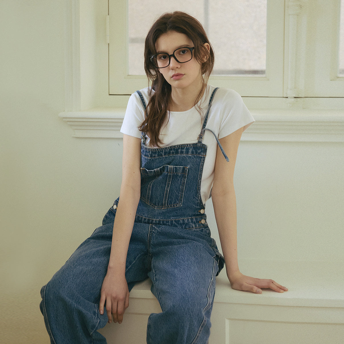 HANE HANE Jumpsuit Curved Kink Overall