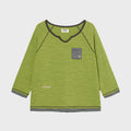 aeae LAYERED SLEEVE TEE [GREEN]