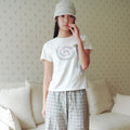 aeae SNAIL T-SHIRTS [WHITE]