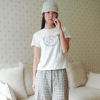 aeae SNAIL T-SHIRTS [WHITE]