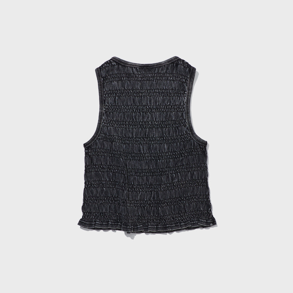 PENFIELD [Wearing Shiho Shiho] Indigo Smoking Women's Sleeveless Black_FS2KV02F