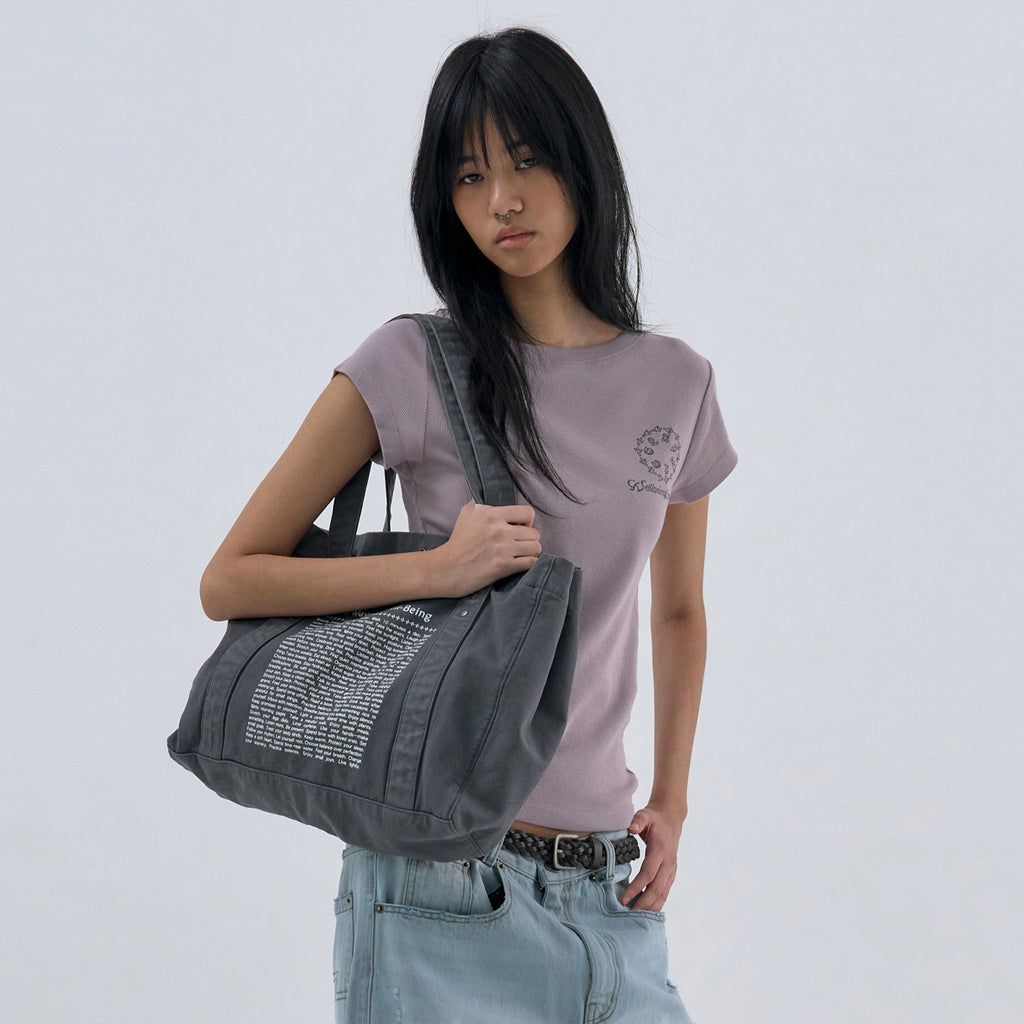 WELLBEING EXPRESS PEACE Pigeon Tee Lilac