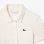 LACOSTE Women's Slim Fit Rib Tissue Polo Shirt DF5377-56G 70V