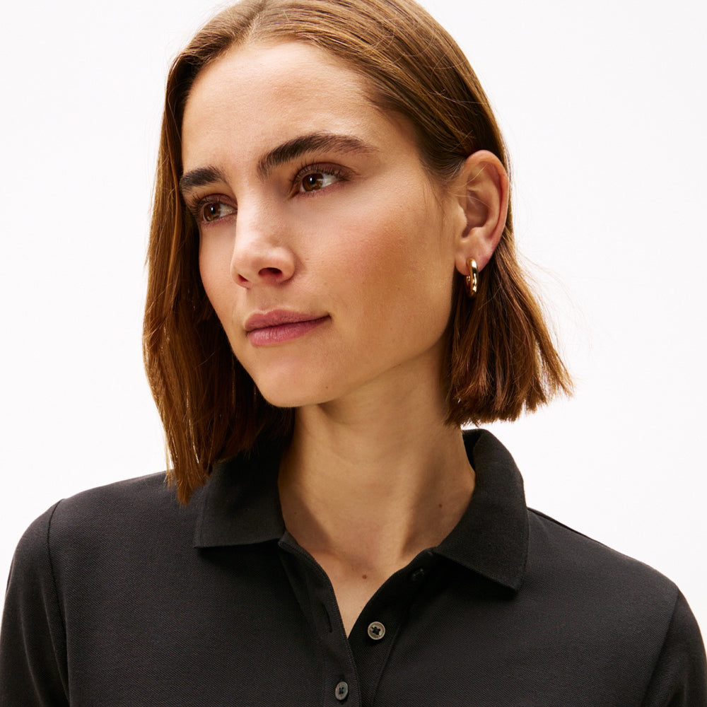 TOMMY HILFIGER WOMEN Regular pique polo t-shirt_black