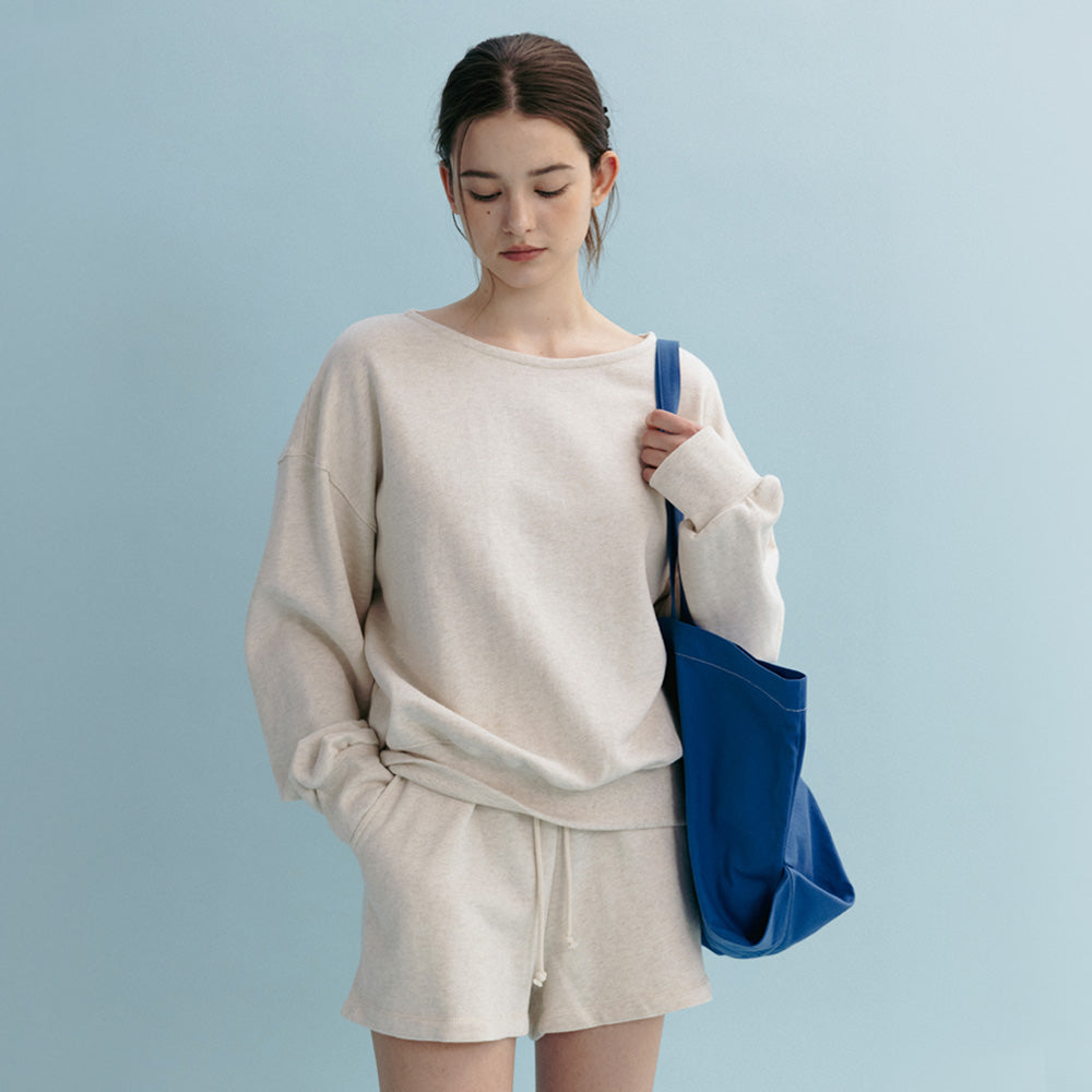 MANGOMANYPLEASE MADLEN SWEATSHIRT_OATMEAL