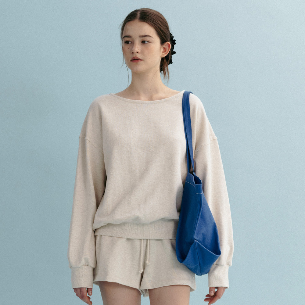 MANGOMANYPLEASE MADLEN SWEATSHIRT_OATMEAL