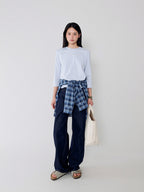 L'EAU Loa cotton t-shirt_sky blue