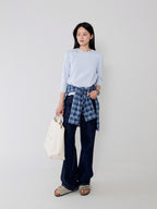L'EAU Loa cotton t-shirt_sky blue
