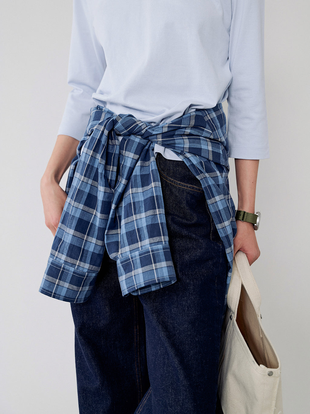 L'EAU Loa cotton t-shirt_sky blue