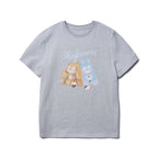 TTUDEMENT TTUDDI FRIENDS T-SHIRT_MELANGE GREY