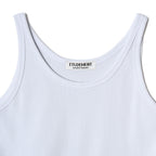 TTUDEMENT 50s EMBROIDERED SLEEVELESS T-SHIRT_LIGHT BLUE