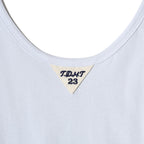 TTUDEMENT 50s EMBROIDERED SLEEVELESS T-SHIRT_LIGHT BLUE