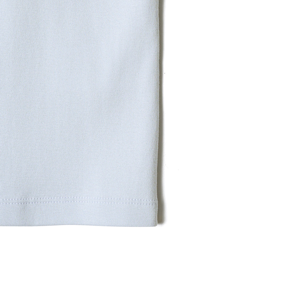 TTUDEMENT 50s EMBROIDERED SLEEVELESS T-SHIRT_LIGHT BLUE