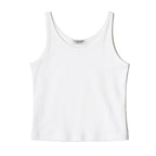 TTUDEMENT 50s EMBROIDERED SLEEVELESS T-SHIRT_WHITE