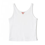 TTUDEMENT 50s EMBROIDERED SLEEVELESS T-SHIRT_WHITE