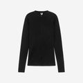 ARKET (W) Half Zip Wool Top (1296196-002) (Black)