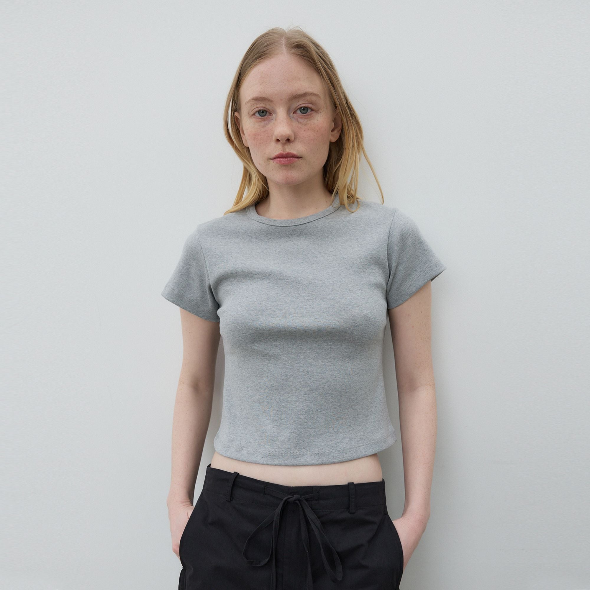 mohae 90s classic crop tee _8color