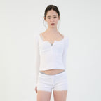GEMGEM PARADIS Irene Henry Long Sleeve WH