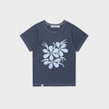 CAVISH VINTAGE FLOWER RAGLAN SS TEE NAVY(CV2GMFT510A)