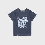 CAVISH VINTAGE FLOWER RAGLAN SS TEE NAVY(CV2GMFT510A)