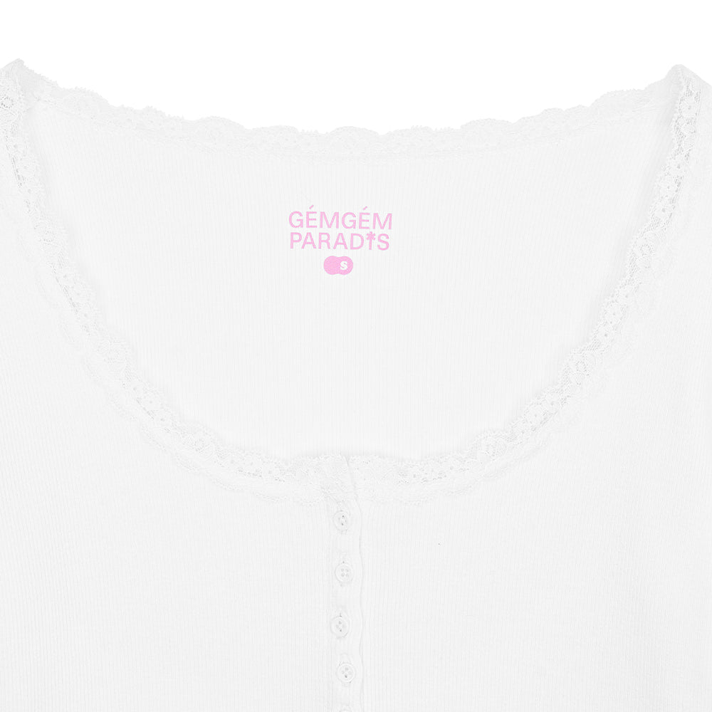 GEMGEM PARADIS Irene Henry Long Sleeve WH