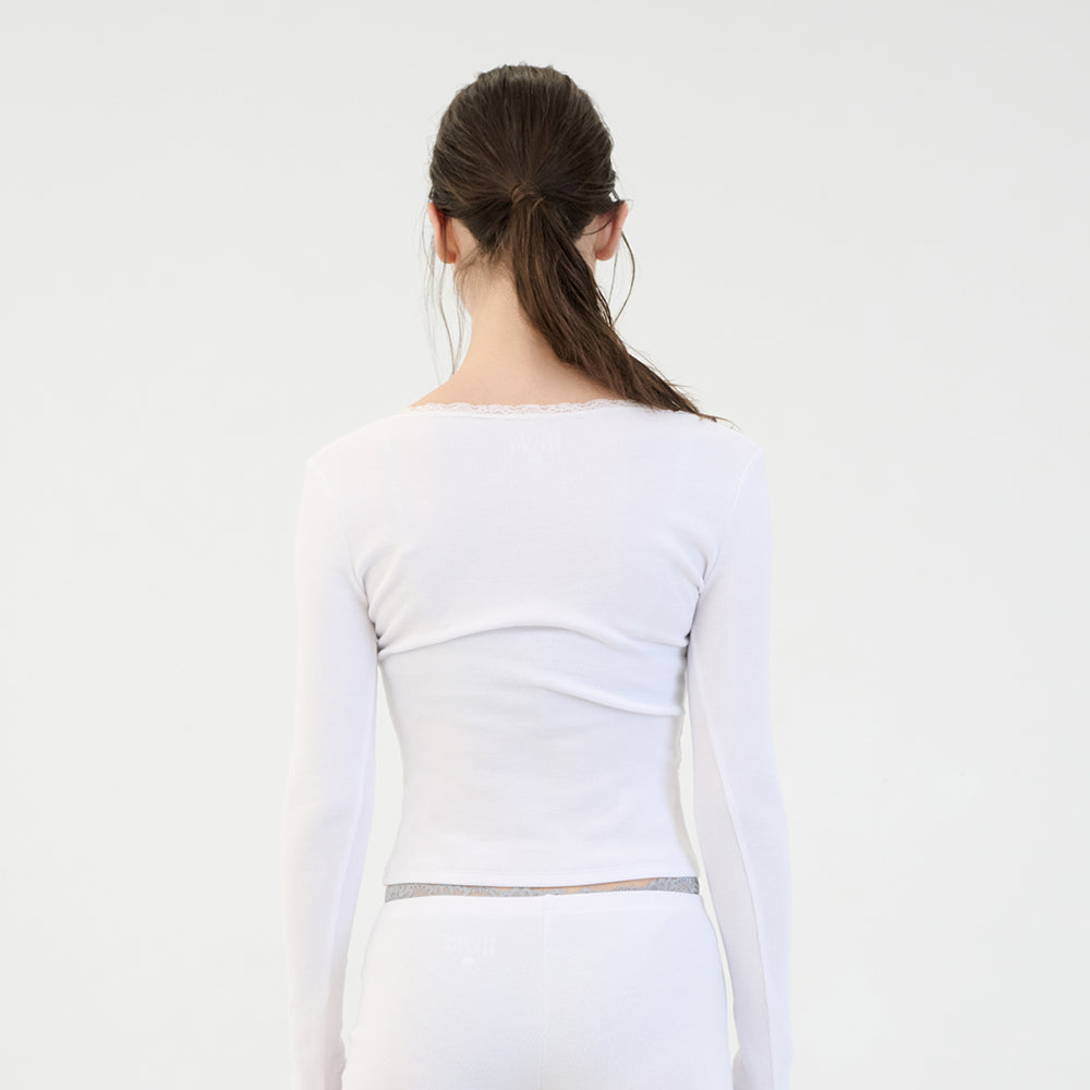 GEMGEM PARADIS Irene Henry Long Sleeve WH