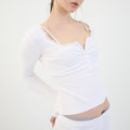 GEMGEM PARADIS Irene Henry Long Sleeve WH