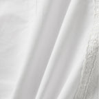 HAVE HAD WOMEN Lace Applique Sleeveless Blouse (White)