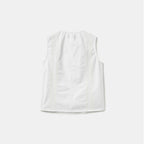 HAVE HAD WOMEN Lace Applique Sleeveless Blouse (White)