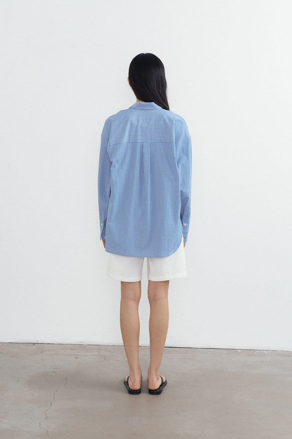 HACER Breeze Stripe Shirt (Blue Stripe)