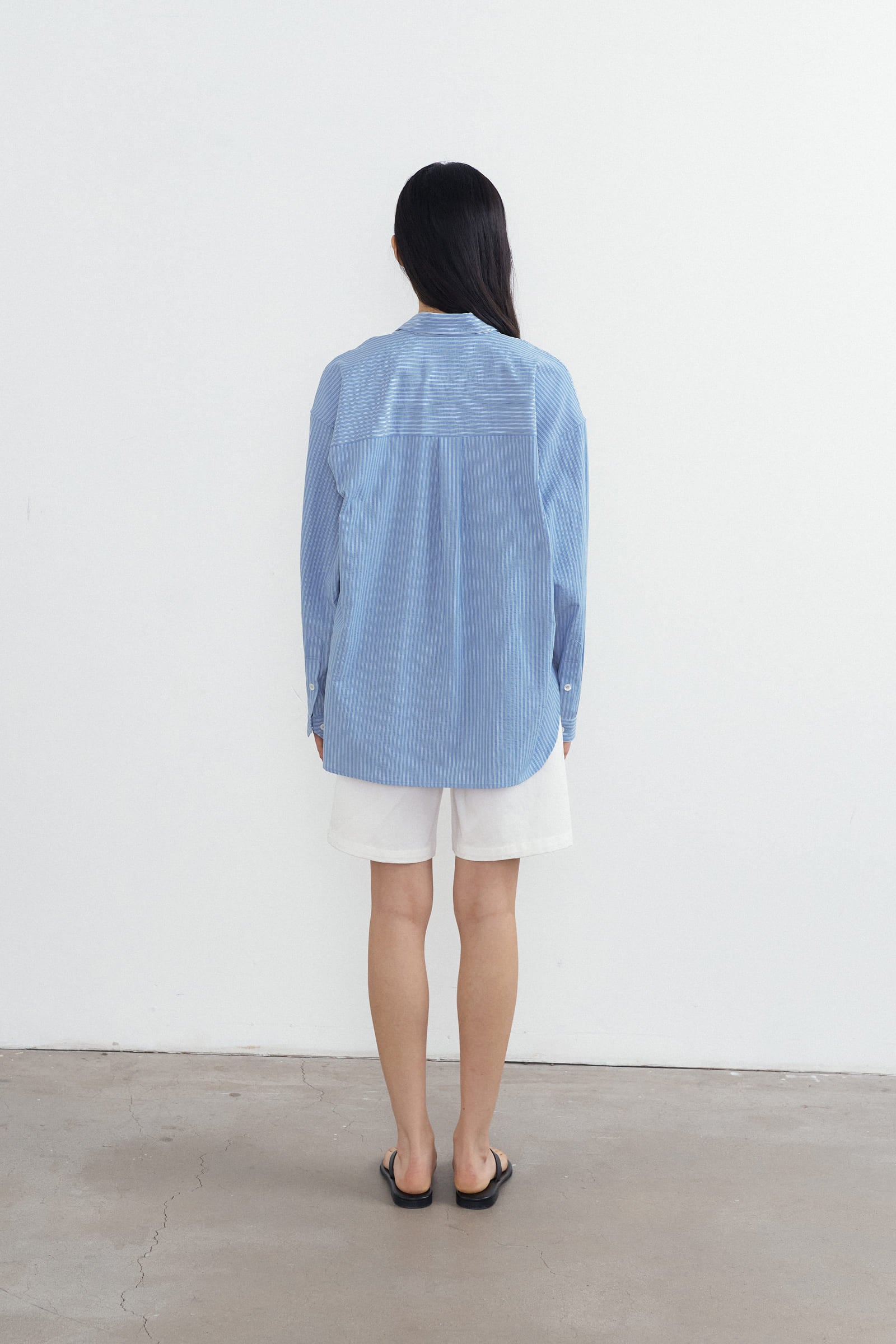 HACER Breeze Stripe Shirt (Blue Stripe)